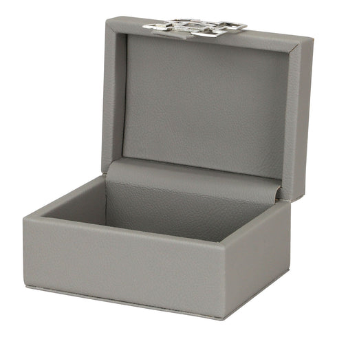 Grey Leather Box Set Geo
